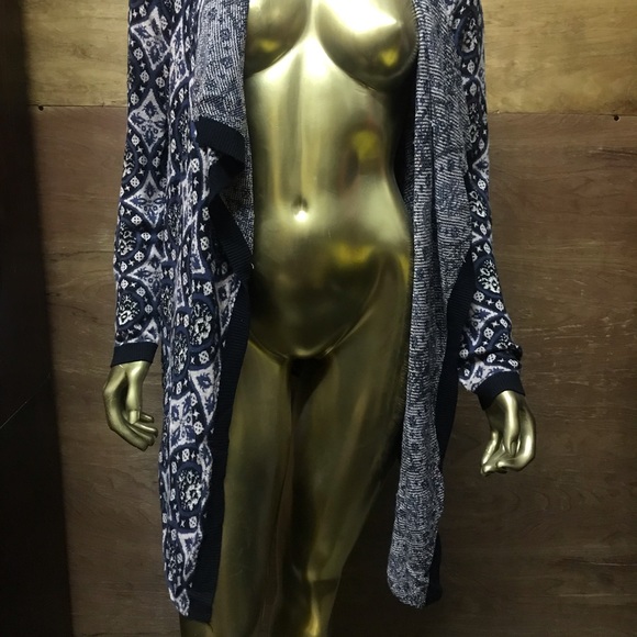 Knit Sweater Cardigan Robe - Picture 3 of 8